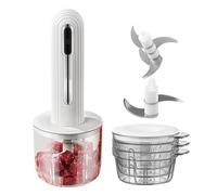 Hachoir Électrique Mini pour Aliments | Moulin à Aliments Rechargeable USB,Hachoir à Ail de Cuisine Portable Sans Fil pour Préparation de Repas Bébé Hachage Viande Traitement Fruits et Préparation Sal