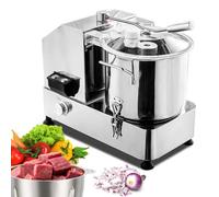 Hachoir électrique multifonction automatique pour légumes et viande, vitesse réglable, râpe en acier inoxydable, capacité de 15 l