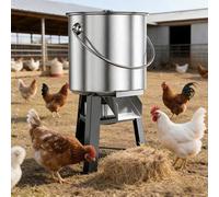 Hachoir électrique multifonction en acier inoxydable pour aliments et légumes 1000 W avec 4 lames, convient pour l'élevage de poulets, canards et oies