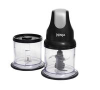 Hachoir électrique - NINJA - Express Chop - NJ1002EUBK - Mini hachoir et mixeur compact - 200 W - 2 bols de 500 ml