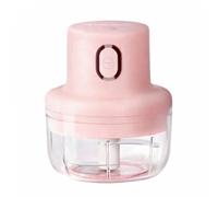 Hachoir électrique portable sans fil 100ml Rose Herzberg HG03183-PNK