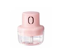 Hachoir électrique portable sans fil 100ml Rose Herzberg HG03183-PNK