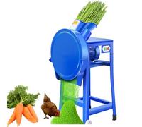 Hachoir électrique pour aliments pour animaux, broyeur à fourrage commercial en acier inoxydable, broyeur à foin robuste avec épaisseur réglable, fonction tranchage et broyage, pour poulets, canards