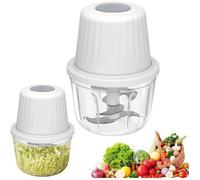 Hachoir électrique - PZCC - PZCC - 400 ml - Rechargeable USB - 6 lames inox