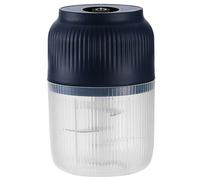 Hachoir électrique sans fil - MHY® - 400 ml - 6 lames inox - Rechargeable USB - Bleu - Compact - Facile à nettoyer