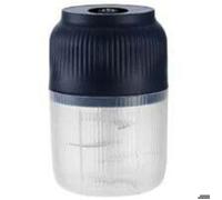 Hachoir électrique sans fil - PZCC - 400 ml - 6 lames - Rechargeable USB - Acier inoxydable - 13x8x13 cm - Bleu - 176 g