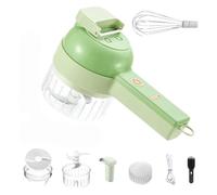 Hachoir Électrique SliceEase, Hachoir Électrique Multifonctionnel Portable Sans Fil Pour Légumes, Acier Inoxydable, Broyeur À Main, Mini Hachoir À Ail (A)