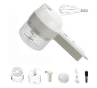 Hachoir Électrique SliceEase, Hachoir Électrique Multifonctionnel Portable Sans Fil Pour Légumes, Acier Inoxydable, Broyeur À Main, Mini Hachoir À Ail (B)