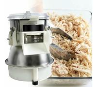 Hachoir et broyeur de poulet électrique - Moteur de 180 W, fonctionnement silencieux, avec manche mélangeur amovible et couvercle anti-éclaboussures pour un déchiquetage sans effort