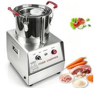 Hachoir et hachoir à viande électrique multifonction, Lame en forme de S | Robot culinaire professionnel, Hachoir à légumes électrique en acier inoxydable, Pour légumes, mixage et mélange(5L/1.32Gal)