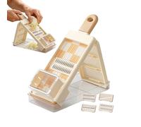 Hachoir et trancheur, hachoir polyvalent 4 en 1 pour aliments, ustensile de cuisine pour salade, cuisine, maison, restaurant, salade, fromage, oignon, pommes de terre, concombre