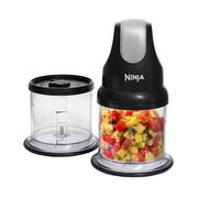 Ninja Hachoir électrique Express Chop NJ1002EUBK – Mini hachoir-mixeur compact 200 W, 2 bols 500 ml