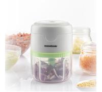 InnovaGoods Mini hachoir rechargeable portable Echoppie – 150 ml, 3 lames inox, puissance 45