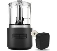 KitchenAid Hachoir sans fil Go Cordless 5KFCR531BM - 12V Li‑ion - 1,18 L - 2 vitesses, pulse - Noir