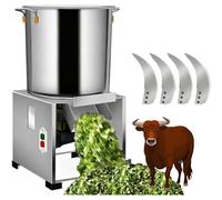 Hachoir Légumes Électrique Professionnel Broyeur Nourriture Animale 2800 TR/Min Processeur Alimentaire Acier Inoxydable Pour Préparation Nourriture Animaux Et Volailles Agricoles(220v,1800W)