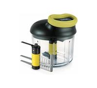 Hachoir Manuel 5 Secondes - Lame Purée, Noir/Vert