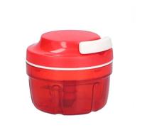 Hachoir Manuel à Cordon 300ml, Coupe-Oignons Multifonction, Mini Hachoir à Légumes et Viande, Lames en Acier Inoxydable, Antidérapant, pour Cuisine