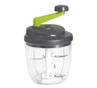 Hachoir manuel avec récipient : broyeur manuel d'oignons et coupe-légumes pour préparer des repas rapides, parfait pour les boulettes de viande, les boulettes de viande, etc