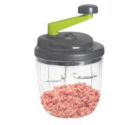 Hachoir manuel - coupe oignon rotatif portable de 15 cm, récipient, hachoir à viande, fruits et légumes mélangeur pour collations pour, cuisine, fournitures de cuisine, outil pour la