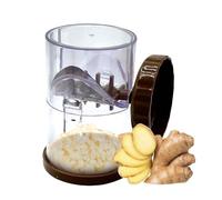 Hachoir manuel d'aliments - Moulin rotatif à noix de 18 cm, coupe-épices d'arachide | Processeur de cuisine avec manivelle pour préparation d'ingrédients avec ail et gingembre, avec un avec