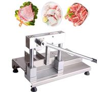 Hachoir manuel en acier inoxydable pour poisson, poulet, bœuf, légumes et charcuterie - Trancheuse alimentaire domestique et commerciale