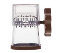 Hachoir Manuel en Plastique ABS, Broyeur à Main pour Chocolat | Bol Couvercle Amovible, Poignée Rotative Extérieure, Surface Lisse, Usage Maison et Préparation