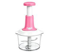 Hachoir manuel Grande capacité 2 L intensif et hachoir à main | Outil Râpe À Fruits, Légumes, Poulet Pour oignon ail noix restaurant maison cuisine dîner préparation des repas Rose