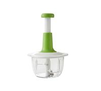 Hachoir Manuel Multifonction avec Lames Inox et Bol 2L Blanc / Vert