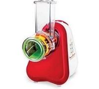 Hâchoir Moulinex DJ753500 Fresh Express 3 en 1, Blanc / Rouge Blanc / Rouge G