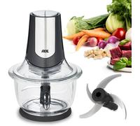 Hachoir Multi électrique - ADE - KITCHEN GADGETS - 2 vitesses - 1,2 L - Noir / Inox