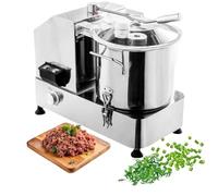 Hachoir multifonction pour légumes et viande, équipement de cuisine 6/9/12/15 l avec fenêtre transparente visible pour restaurants, transformation des aliments et cantines,15L