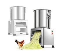 Hachoir pour aliments pour volailles 1800 W, broyeur d'aliments pour bétail, construction en acier inoxydable, râpe et déchiqueteuse professionnelle pour légumes