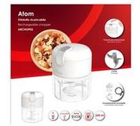 Hachoir rechargeable USB - Atom ARCHOP02 - 30W - Bianco G