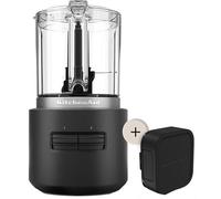 KitchenAid Hachoir sans fil Go Cordless 5KFCR531BM - 12V Li‑ion - 1,18 L - 2 vitesses, pulse - Noir