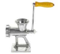 Hachoir Viande Manuel en Alliage D'aluminium, Usage Maison la Cuisine | Opération Simple, Nettoyage Facile, Économie D’effort, Finition Argentée, Plastique Intégré, Cuisine Domestique