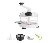 Hachoirs à nourriture manuels Hachoir à viande Trancheurs avec lame en acier 402 Comprend un séparateur de blanc d ' œufs pour une cuisson polyvalente Hachoir à viande manuel Hachoirs à légumes