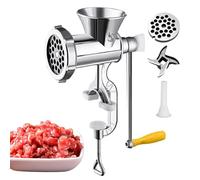 Hachoirs à viande - Hachoir manuel et hachoir à nourriture robuste | Antidérapant avec conception détachable, machine à saucisses portable, facile à nettoyer, fonctionnement durable pour les type