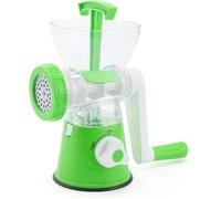 Hachoirs à Viande Manuels, Remplisseuse De Saucisses à Manivelle, Machine à Hacher La Viande, équipement De Hachage De Viande, avec Base D’Aspiration, pour Viande Hachée, Sa, Green, One Size