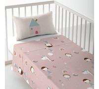 HACIENDO EL INDIO - Parure de Draps Imprimée pour Berceau - ✅ Livraison 2-5 jours ✅ - 100% Coton - Ultra Doux - 100x130/120x180 cm - Fabriqué en Espagne Haciendo el Indio crée des peintures, des poupé