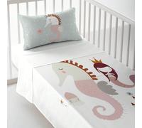HACIENDO EL INDIO - Parure de Draps Imprimée pour Berceau - ✅ Livraison 2-5 jours ✅ - 100% Coton - Ultra Doux - 100x130/120x180 cm - Fabriqué en Espagne Haciendo el Indio crée des peintures, des poupé