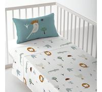 HACIENDO EL INDIO - Parure de Draps Imprimée pour Berceau - ✅ Livraison 2-5 jours ✅ - 100% Coton - Ultra Doux - 100x130/120x180 cm - Fabriqué en Espagne Haciendo el Indio crée des peintures, des poupé