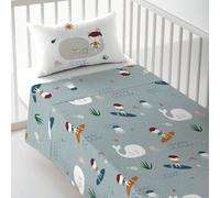 HACIENDO EL INDIO - Parure de Draps Imprimée pour Berceau - ✅ Livraison 2-5 jours ✅ - 100% Coton - Ultra Doux - 100x130/120x180 cm - Fabriqué en Espagne Haciendo el Indio crée des peintures, des poupé