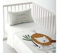 HACIENDO EL INDIO - Parure de Draps Imprimée pour Berceau - ✅ Livraison 2-5 jours ✅ - 100% Coton - Ultra Doux - 100x130/120x180 cm - Fabriqué en Espagne Haciendo el Indio crée des peintures, des poupé