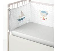 HACIENDO EL INDIO - Tour de Lit - ✅ Livraison 2-5 jours ✅ - 100% Coton - Ultra Doux - 60x60x60+40 cm - Fabriqué en Espagne Haciendo el Indio crée des peintures, des poupées, des bijoux et de belles ch