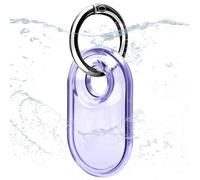 Hacintre Coque Galaxy Smart Tag 2 Samsung, Étui Anti-Perte Smart Tag 2 Samsung, Tracker pour Portefeuille, Bagages, Sac à Dos, Animal de Compagnie (Violet)