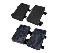 Hack Coussin de squat - Soulagement de la pression sur les épaules, texture ergonomique profilée, 20 cm x 11 cm + 4 cm d'épaisseur du coussin, bouclier en tissu Oxford - pour entraînement de poids et