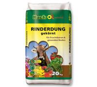 HACK fumier de bovins 20 kg engrais naturel, engrais organique, engrais écologique, engrais de jardin universel
