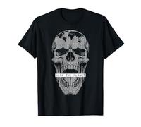 Hack The Planet Earth Crâne Ordinateur binaire Code Hacker T-Shirt