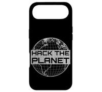 Hack The Planet - Globe terrestre Gris Clair - Design Hacker Coque pour iPhone Air