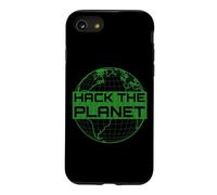 Hack The Planet T-Shirt pour Pirates informatiques Vert Coque pour iPhone SE (2020) / 7/8